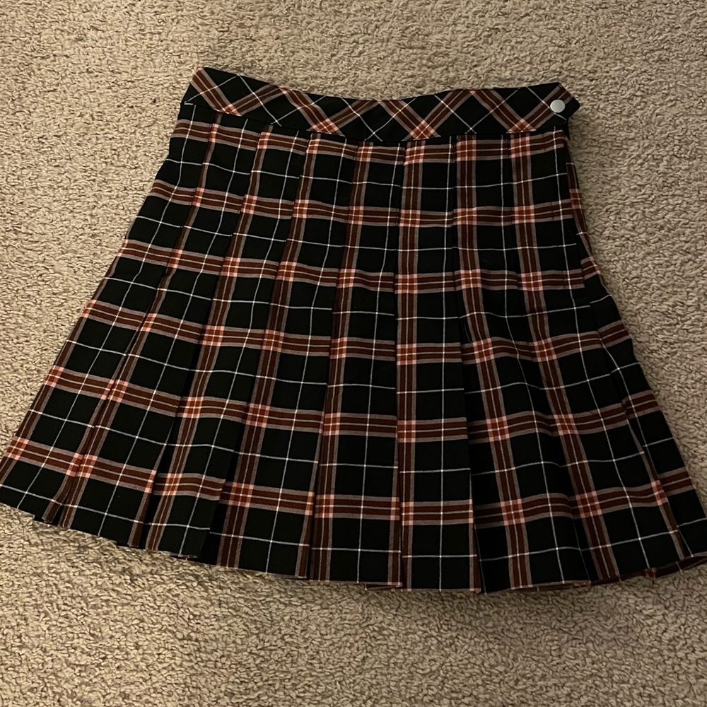 H&M plaid skirt